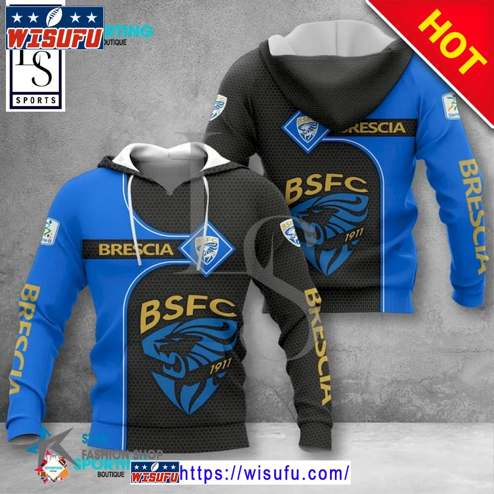 Brescia Calcio Italy Hoodie 3d