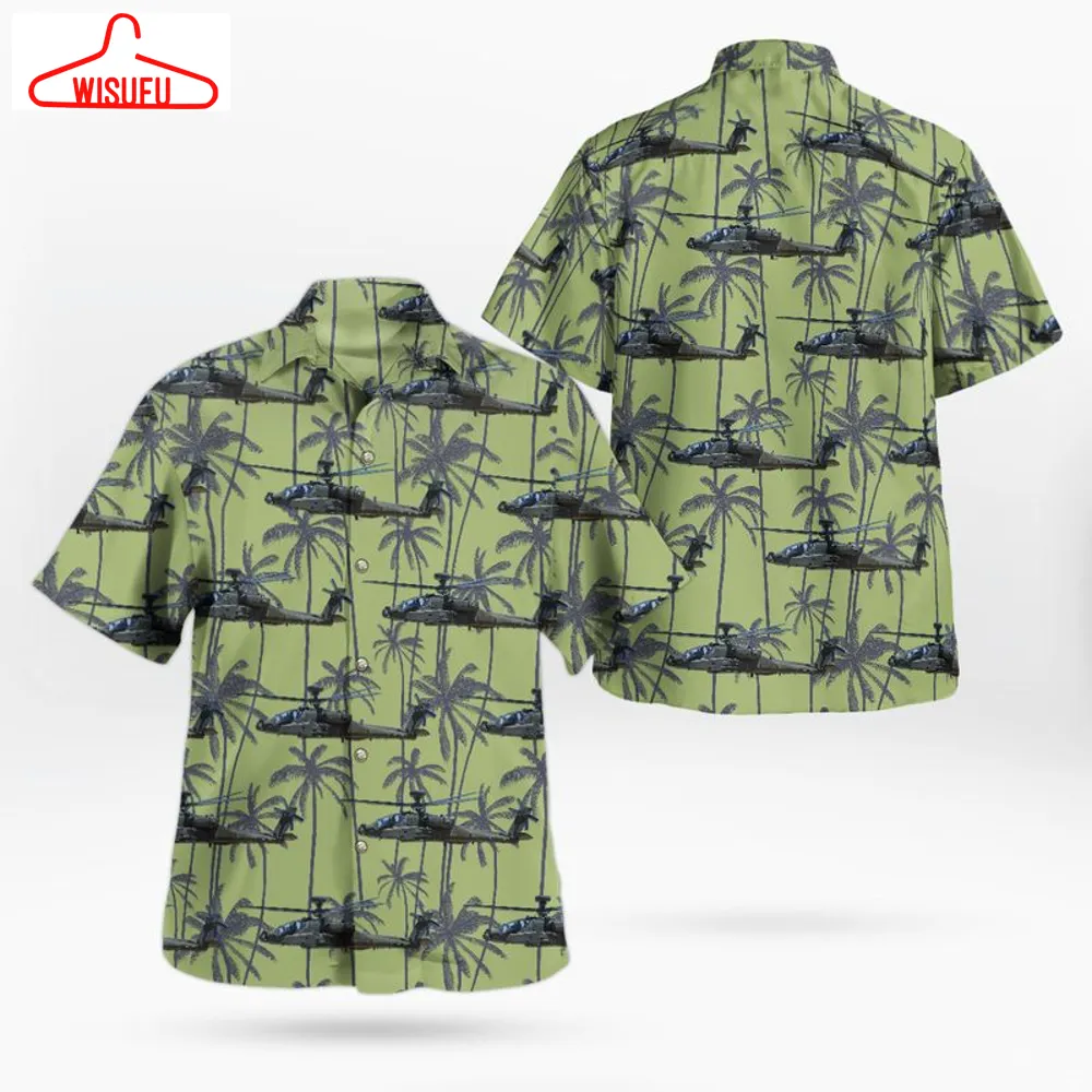 British Army Boeing Ah-64e Guardian Hawaiian Shirt, New Fashion Gifts