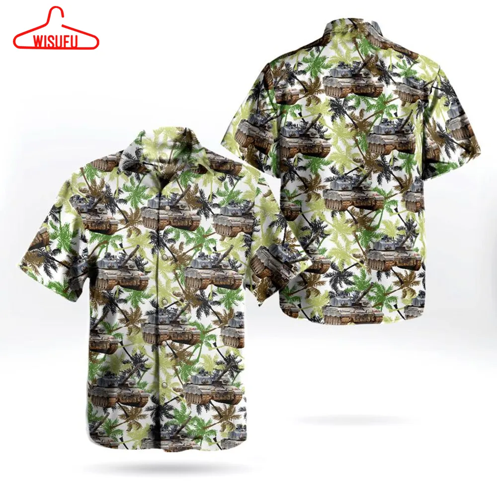 British Army Challenger 2 Main Battle Tank Hawaiian Shirt, New Fashion Gifts