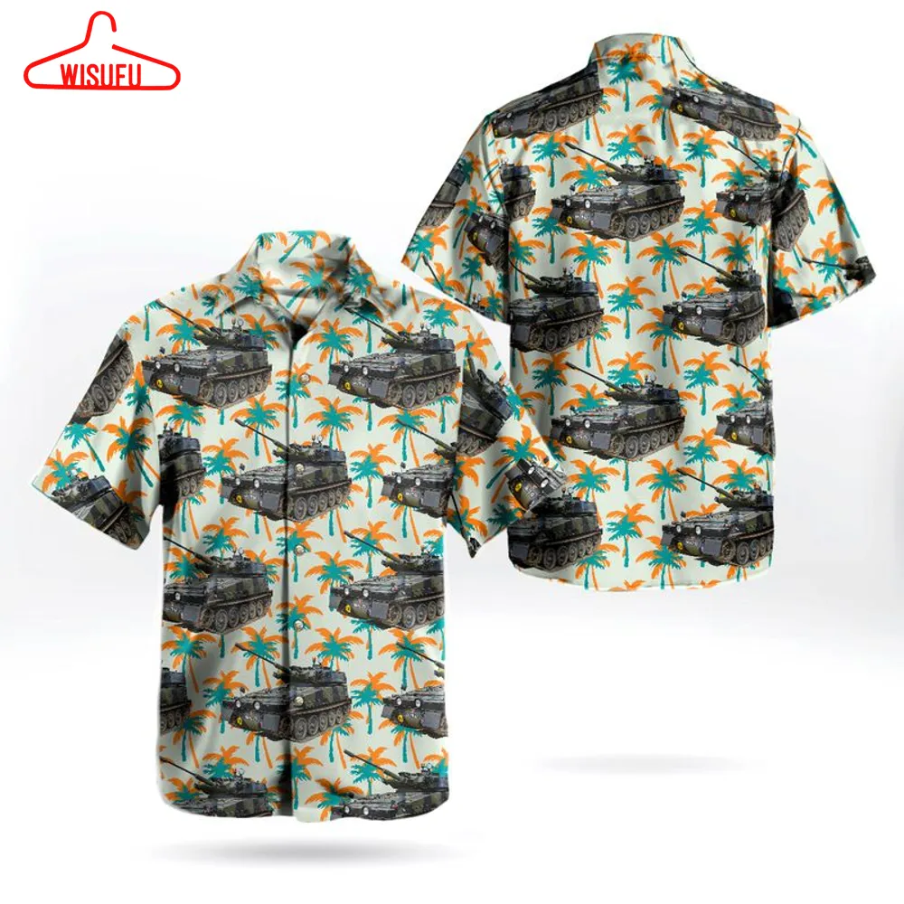 British Army Combat Vehicle Reconnaissance Tracked - Fv107 Scimitar Hawaiian Shirt, New Fashion Gifts