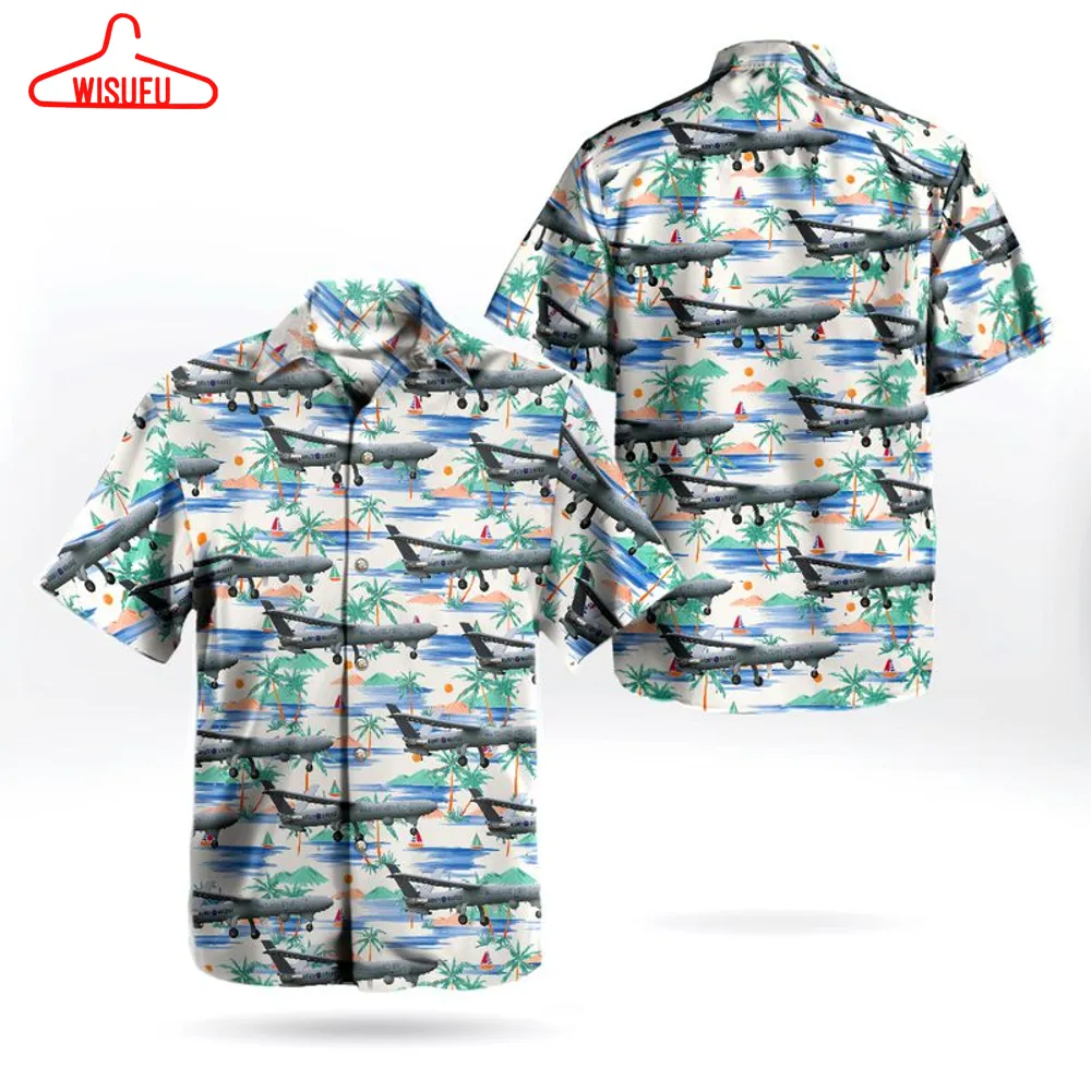 British Army Thales Watchkeeper Wk450 Hawaiian Shirt, New Fashion Gifts