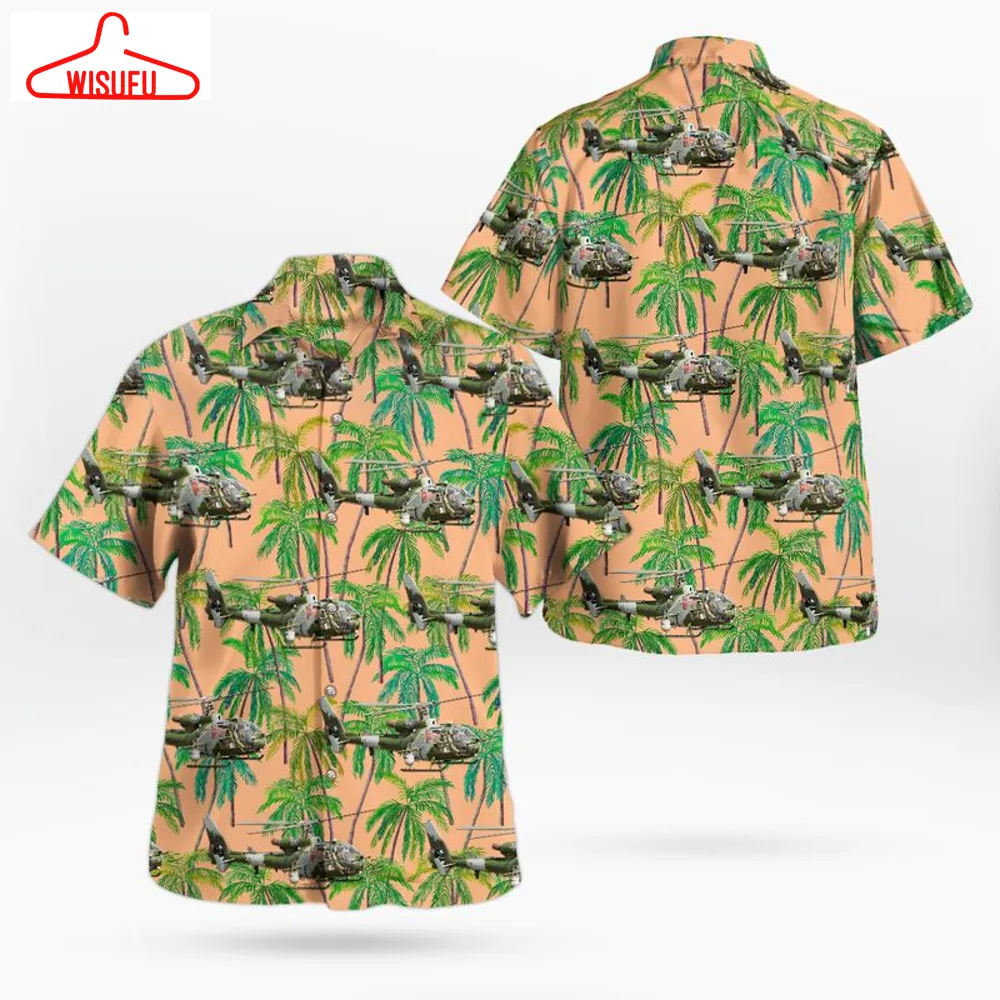 British Army Westland Gazelle Ah1 Hawaiian Shirt, New Fashion Gifts