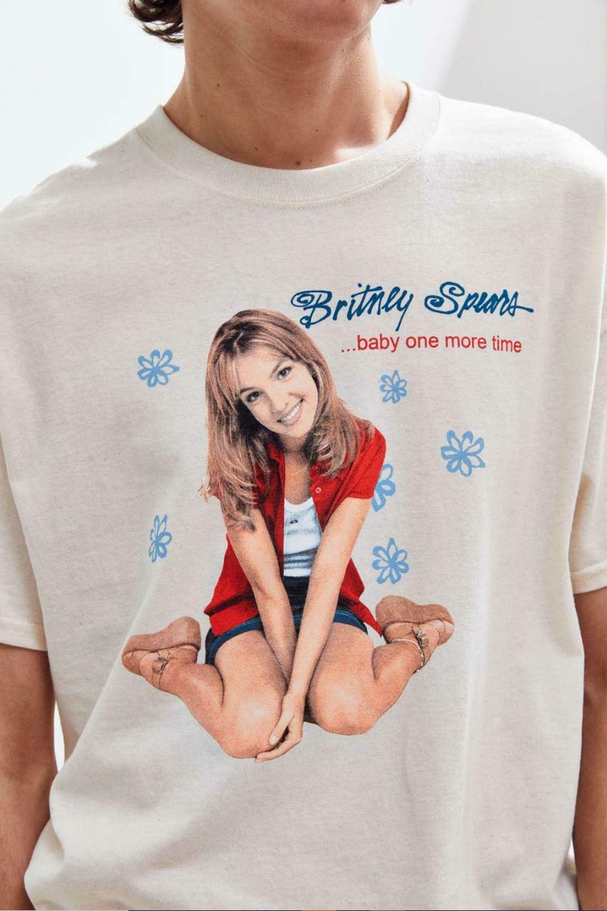 Britney Spears vintage 90s shirt, Baby One More Time album tour Tee shirt