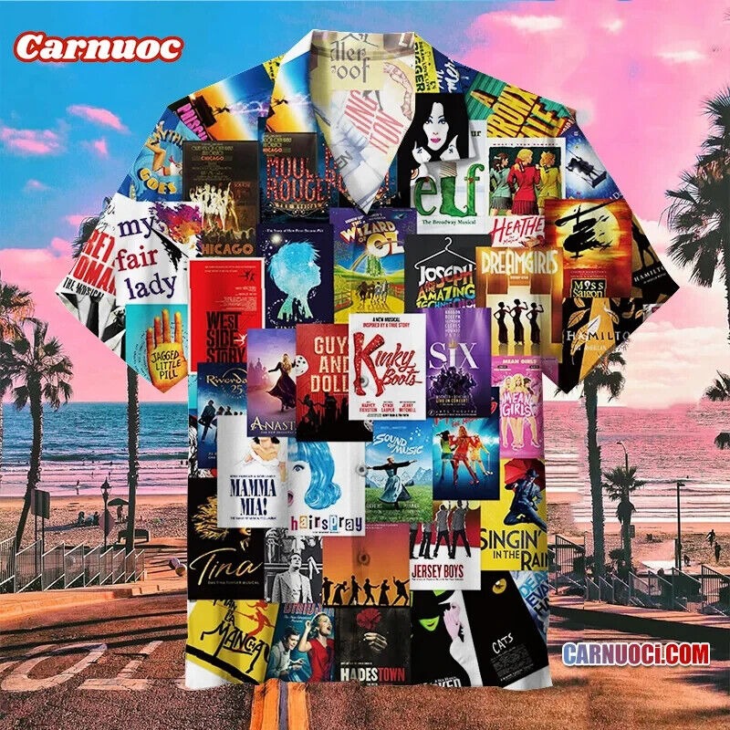 Broadway Musical The Hawaiian Shirt For Fans, Gift For Men, Women, S-5XL US Size