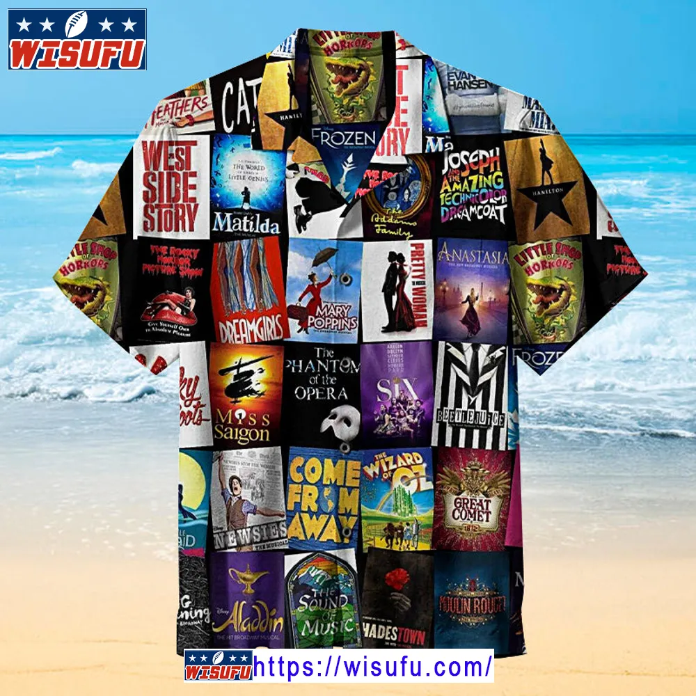 Broadway Musical Theater -unis-ex Hawaiian Shirt