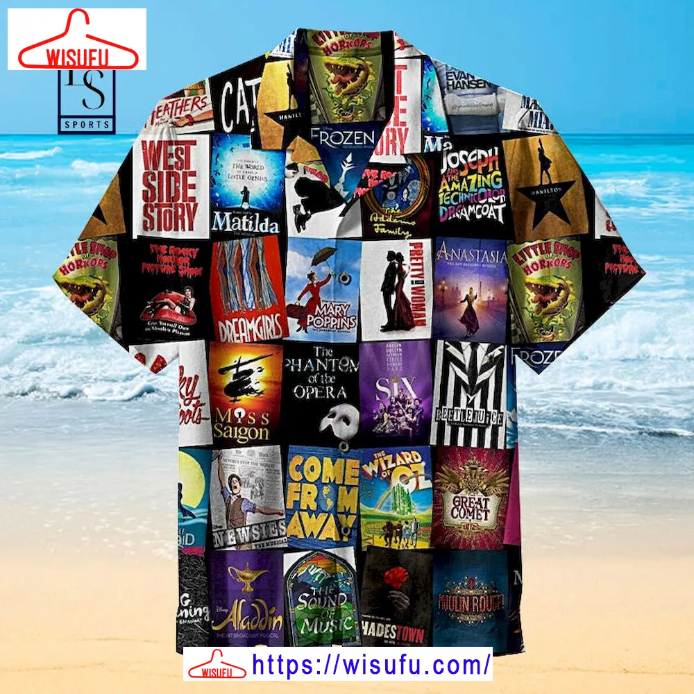 Broadway Musical Theater Hawaiian Shirt, New Fashion Gifts