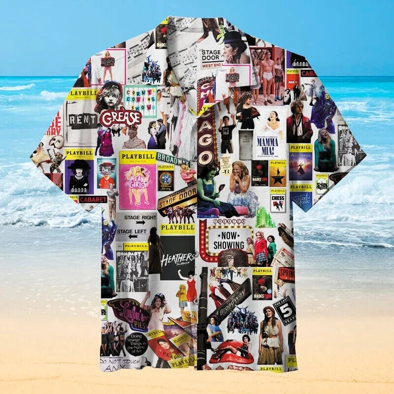 Broadway Musical- V2 Hawaiian Shirt For Fans, Gift For Men, Women, S-5XL US Size