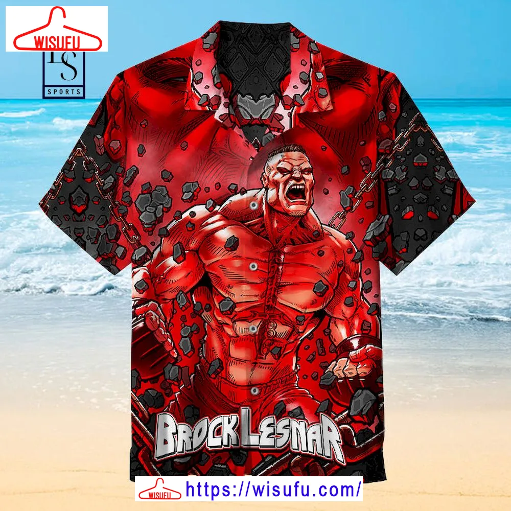 Brock Lesner Wwe Hawaiian Shirt, New Fashion Gifts