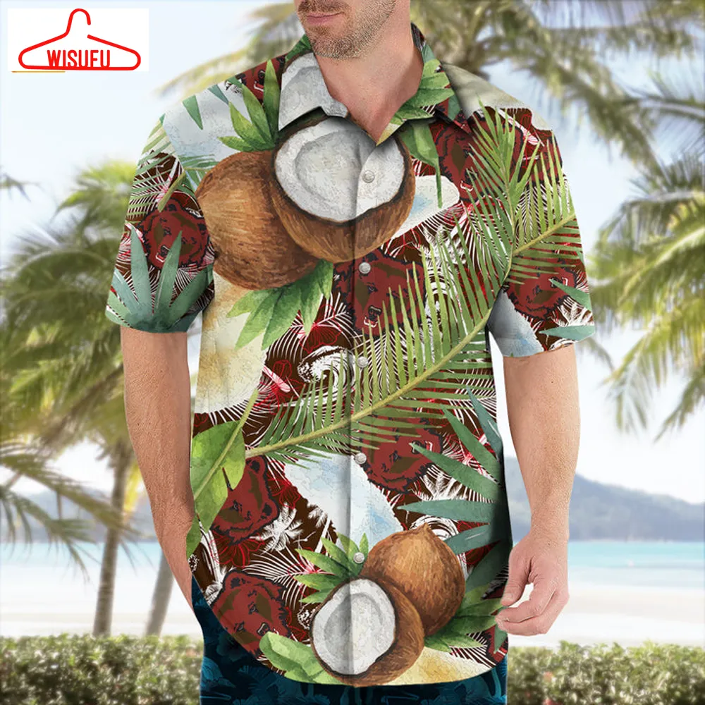 Brown Bears Coconut Tropical Hawaiian Shirt, New Fashion Gifts