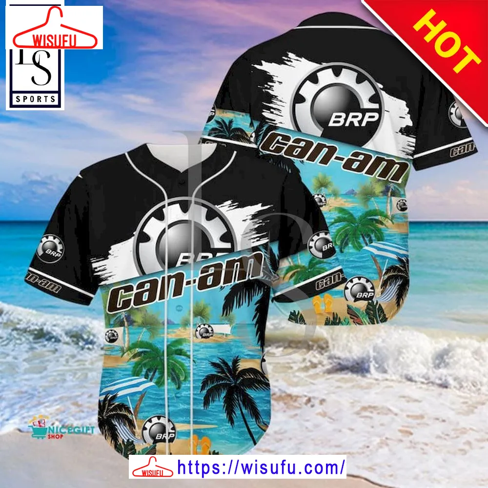 Brp Can-am Aloha Island Baseball Jersey, New Fashion Gifts