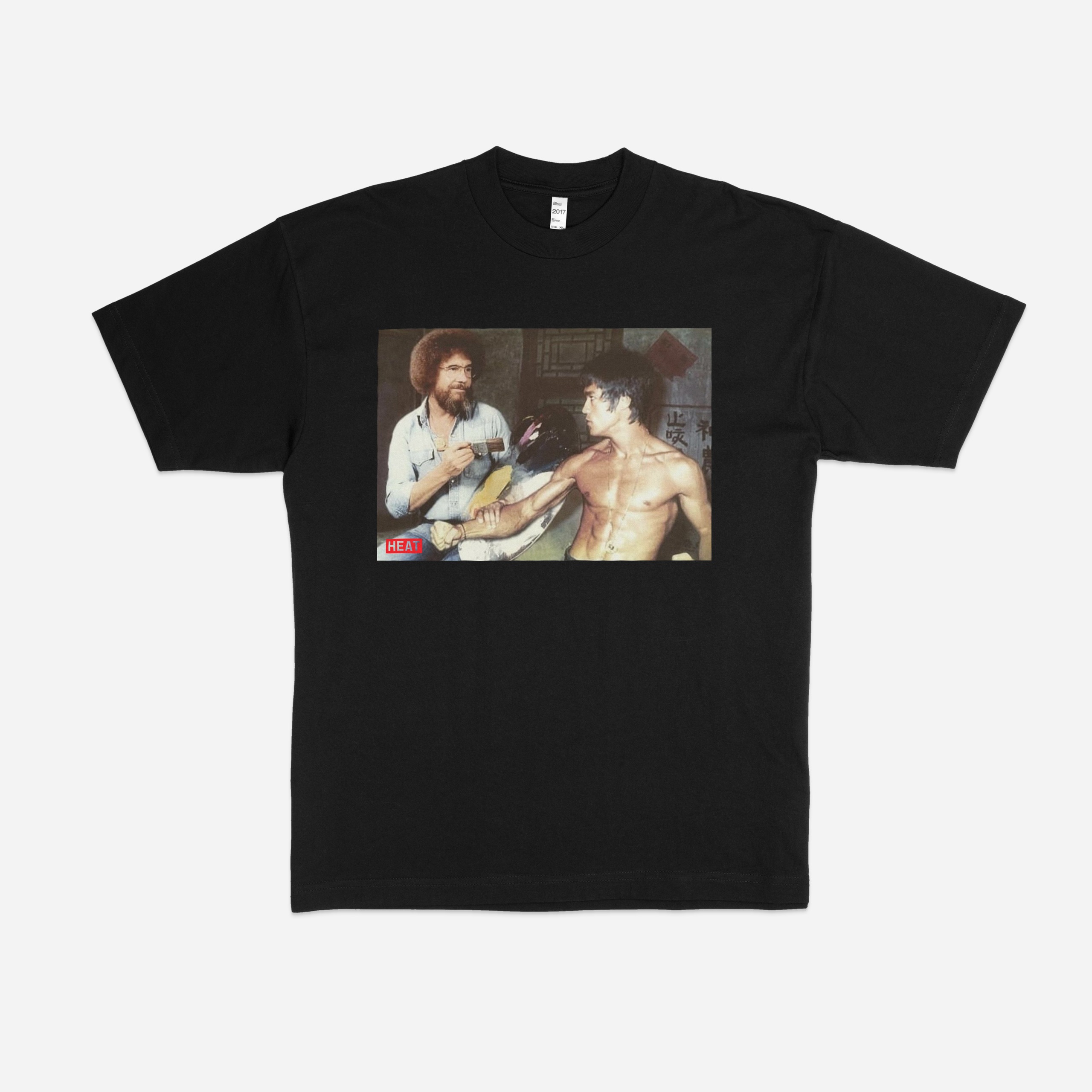 Bruce Lee x Bob Ross Unisex Graphic T-Shirt