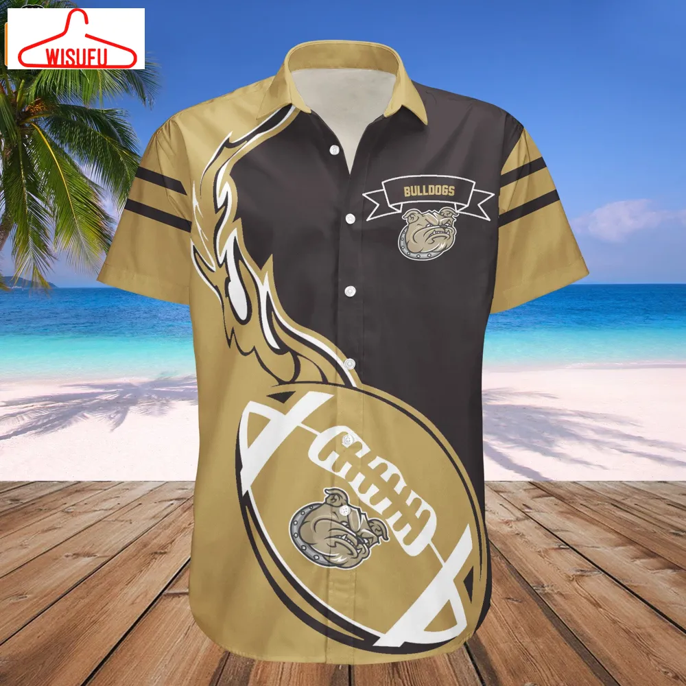 Bryant Bulldogs Flame Ball Hawaiian Shirt, New Fashion Gifts