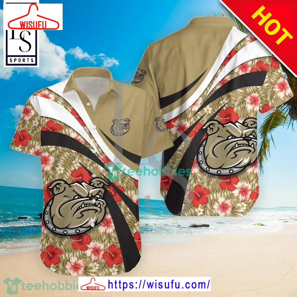 Bryant Bulldogs Nca-a Hibiscus Tropical Flower Hawaiian Shirt, New Fashion Gifts