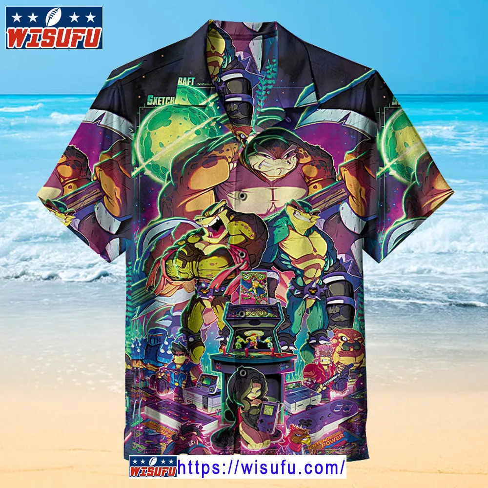 Bt Gaming Tribute Print -universal Hawaiian Shirt