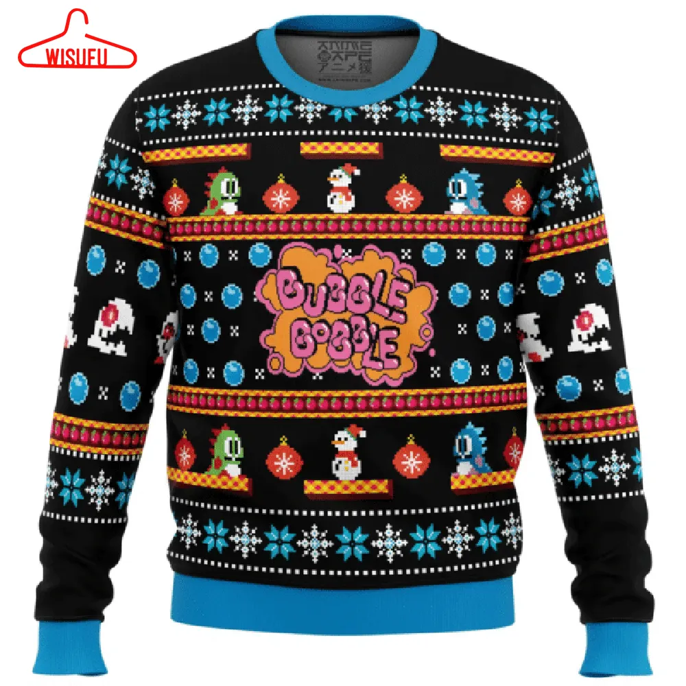 Bubble Bobble Ugly Sweater Gifts, Bubble Bobble Gift Fan Ugly Sweater