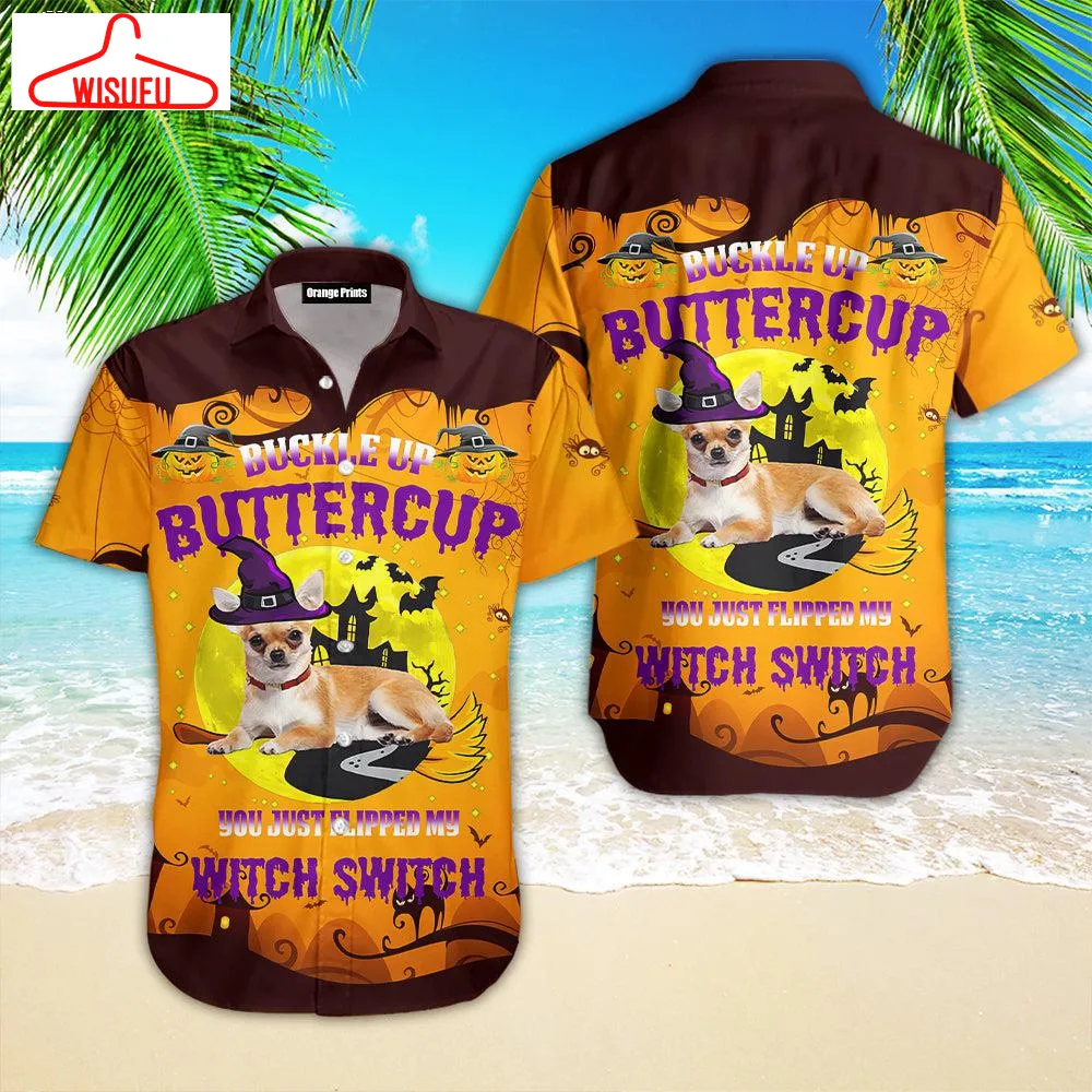 Buckle Up Buttercup You Just Flipped My Witch Switch Hawaiian Shirt, New Fashion Gifts