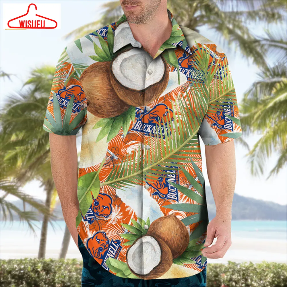 Bucknell Bison Coconut Tropical Hawaiian Shirt, New Fashion Gifts