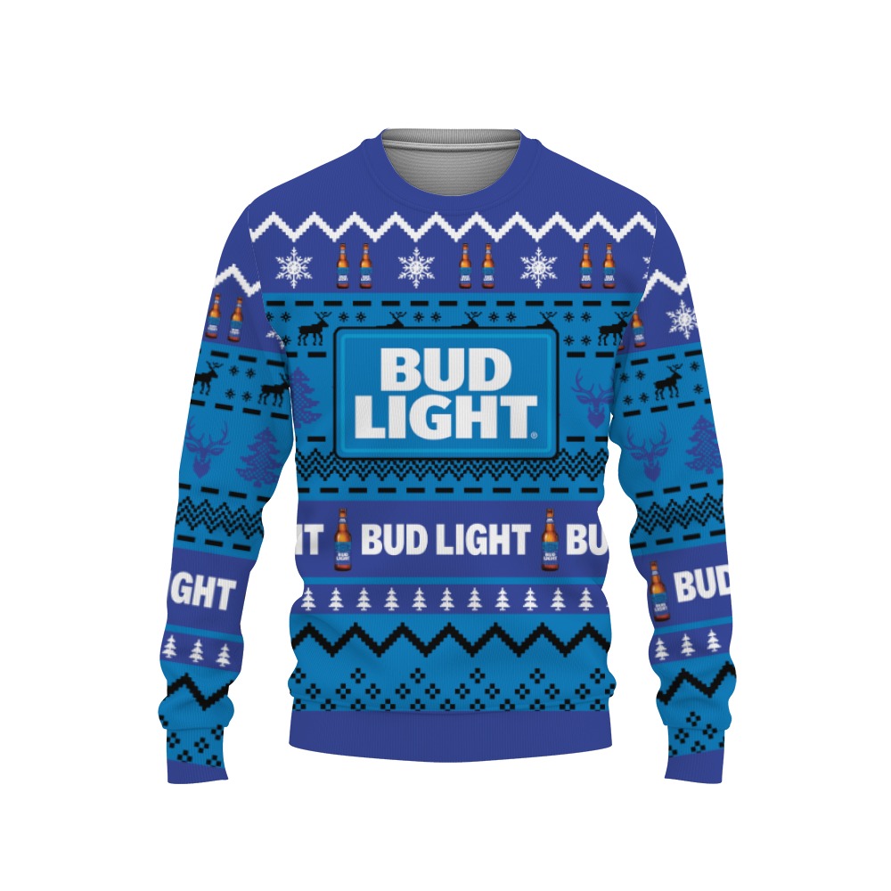 Bud Light Beers Shirts Beer Vintage Logo-3D Sweatshirt