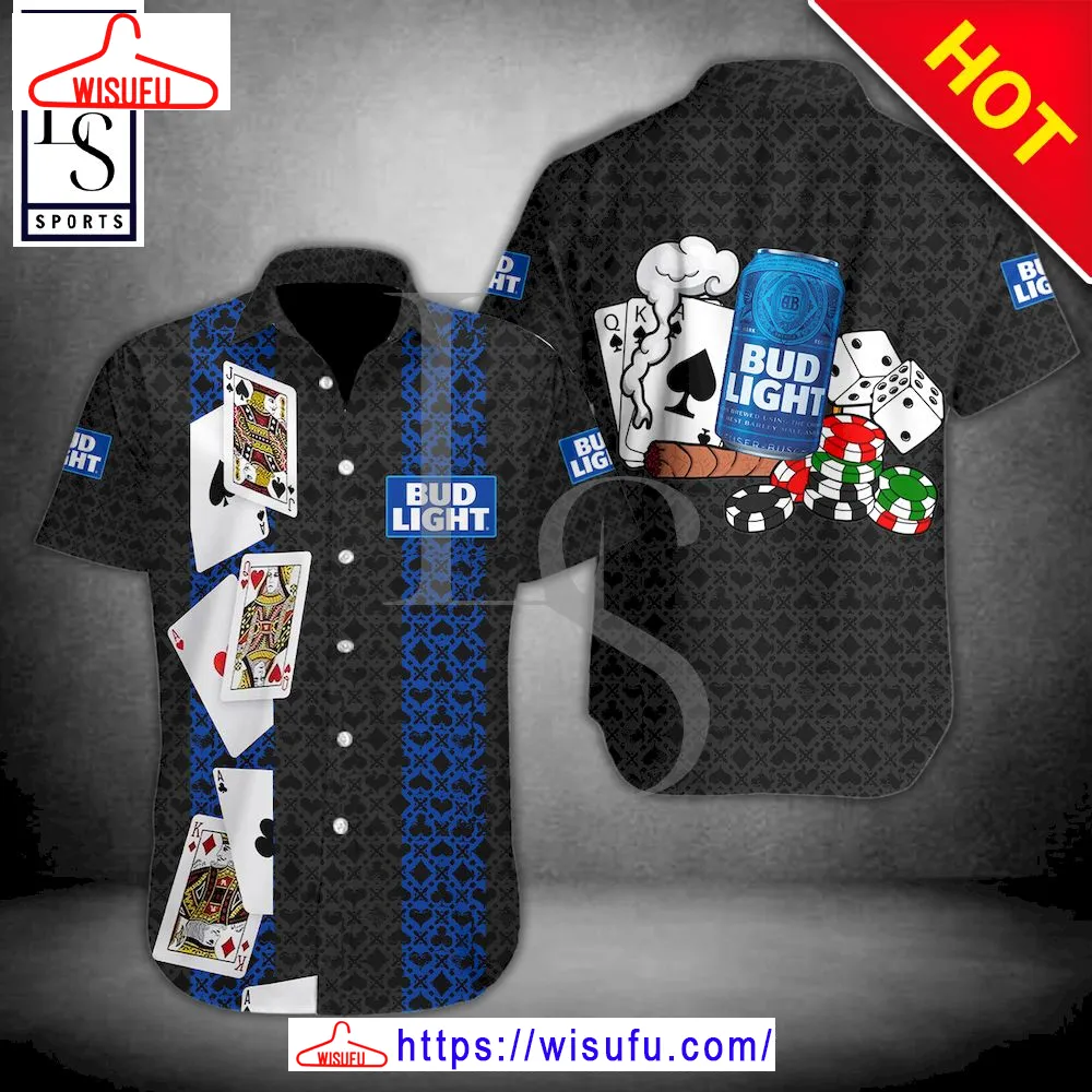 Bud Light Black Jack Hawaiian Shirt, New Fashion Gifts