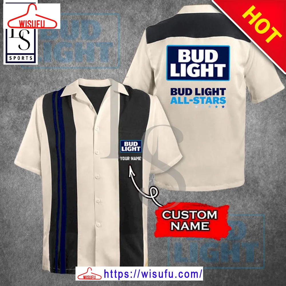 Bud Light Bowling Hawaiian Shirt, New Fashion Gifts