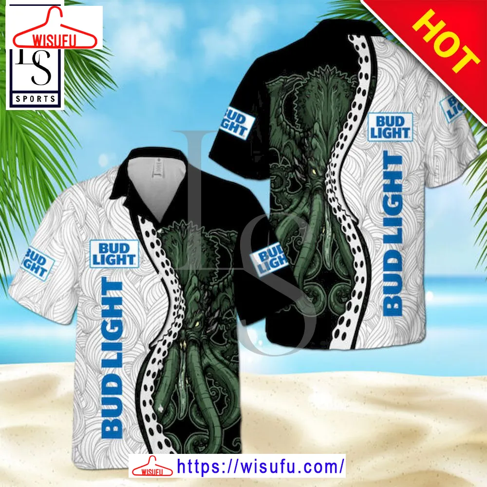 Bud Light Chthulu Hawaiian Shirt, New Fashion Gifts