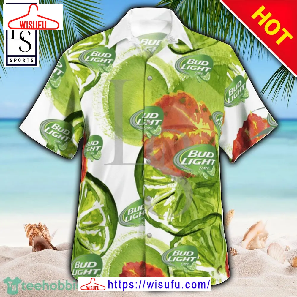 Bud Light Lime Beer Hawaiian Shirts, New Fashion Gifts