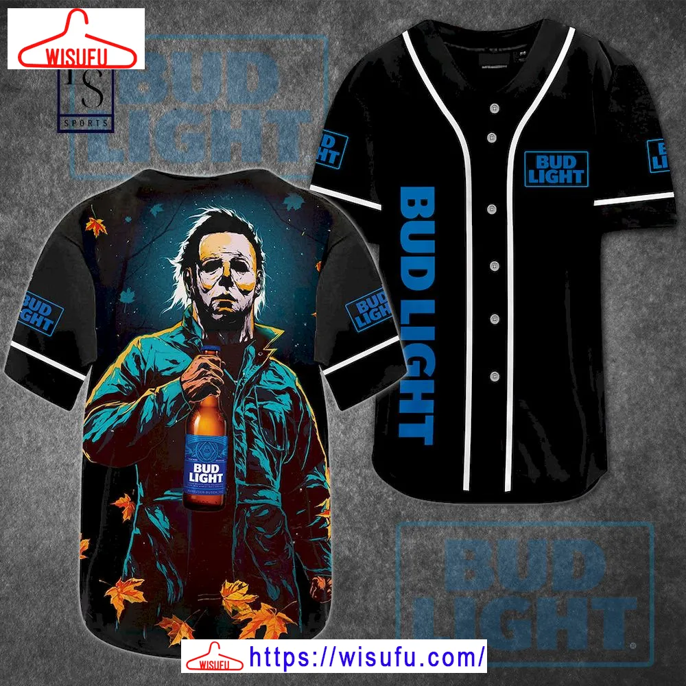 Bud Light Michael Myers Baseball Jersey, New Fashion Gifts