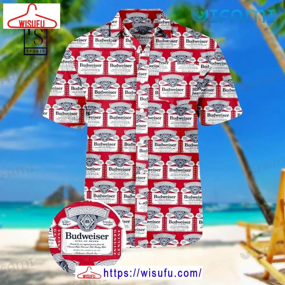 Budweiser Beer 3d Hawaiian Shirt, New Fashion Gifts