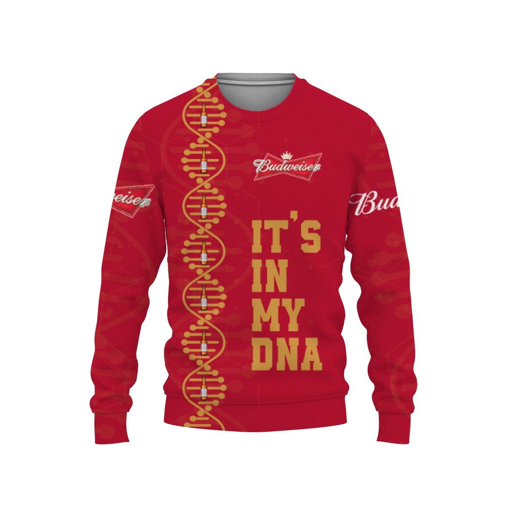 Budweiser Beers It's In My DNA-3D Sweatshirt