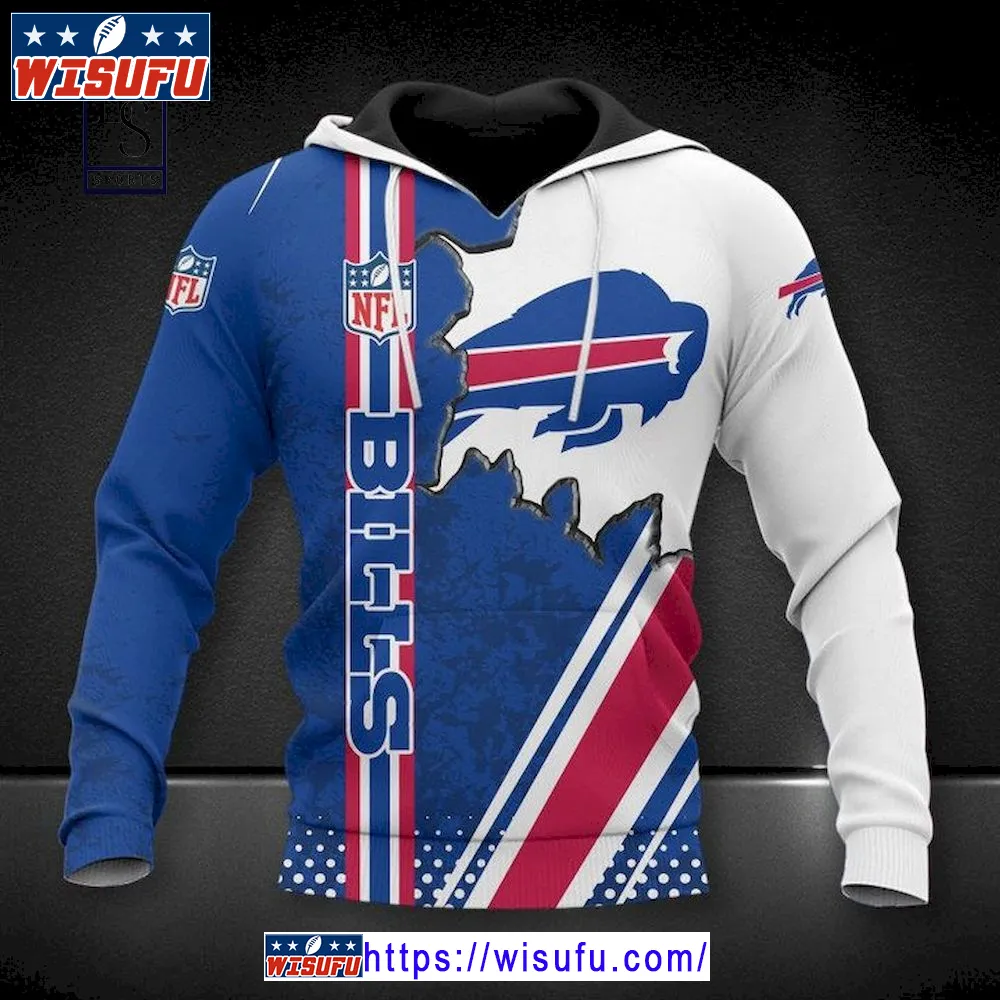 Buffalo Bills 3d Football NF.L Hoodie