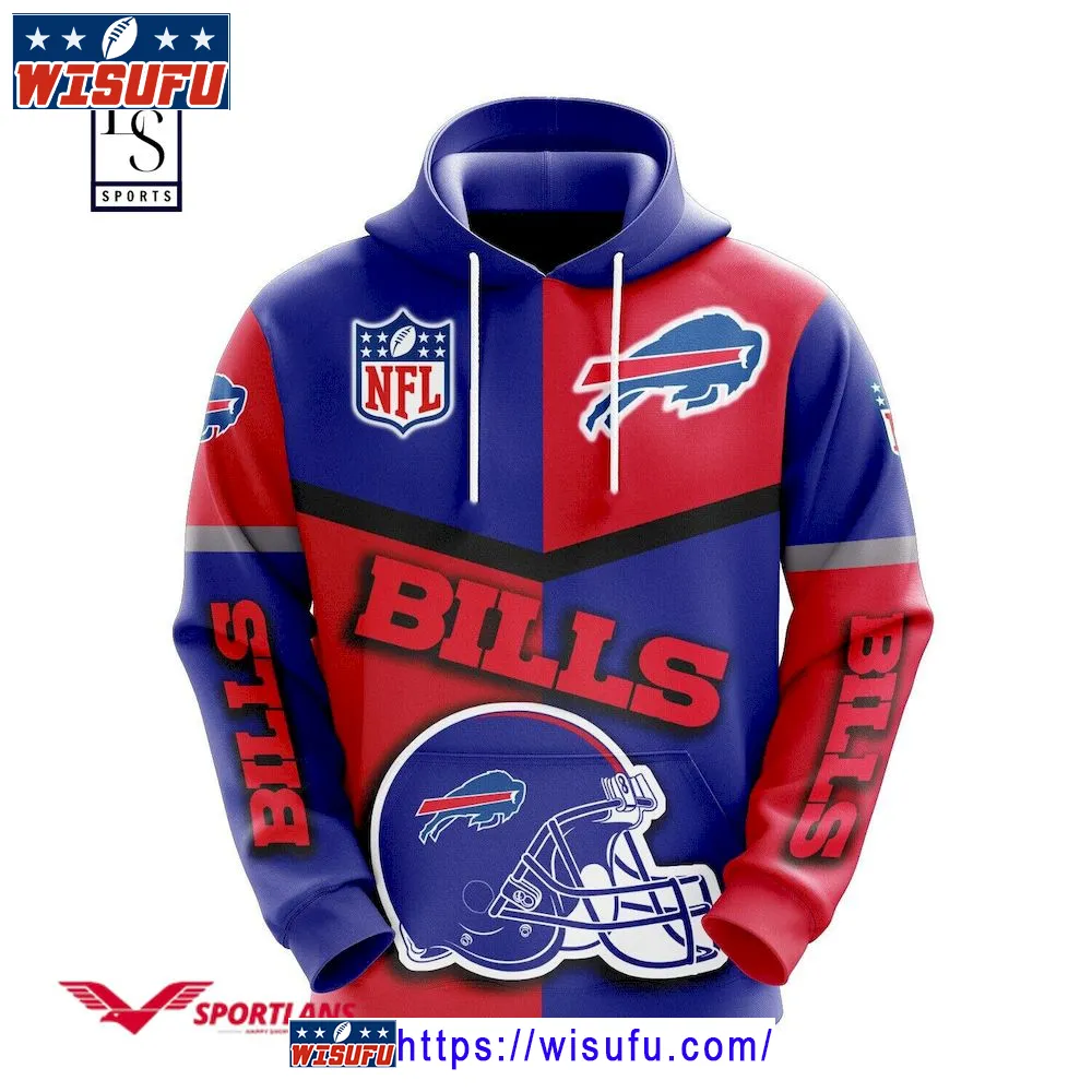 Buffalo Bills NF.L Caro Hoodie 3d