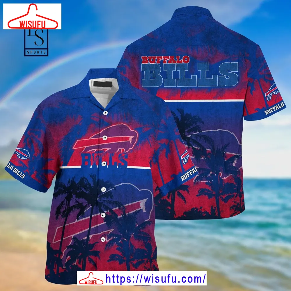 Buffalo Bills Palm Hawaiian Shirt, New Fashion Gifts