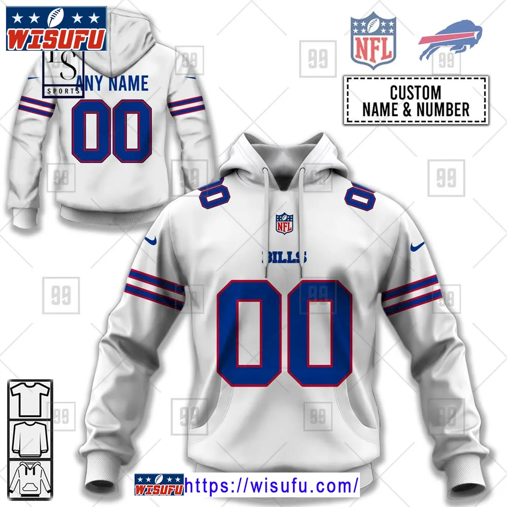 Buffalo Bills Personalized NF.L Jersey Hoodie 3d