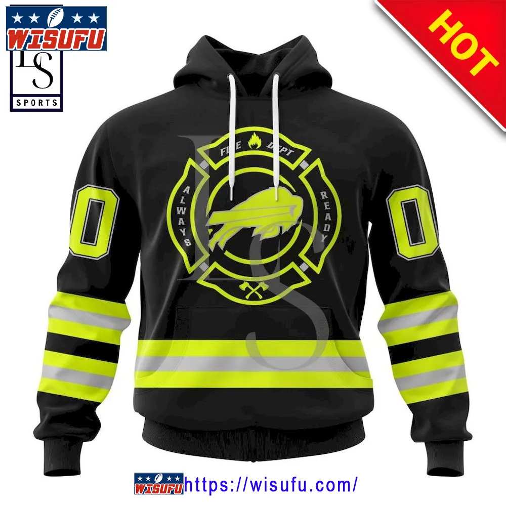 Buffalo Bills Special Firefighter Uniform NF.L Personalized Hoodie