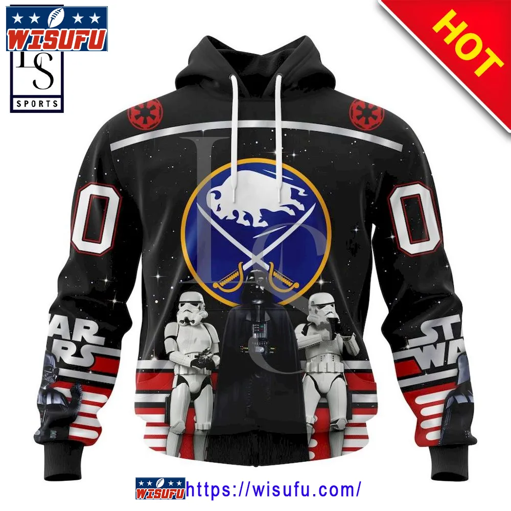 Buffalo Sabres Special Star Wars May The 4th Be With You Personalized Hoodie