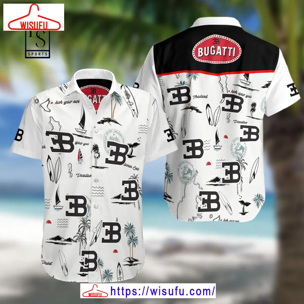 Bugatti Company 3d Hawaiian Shirt, New Fashion Gifts