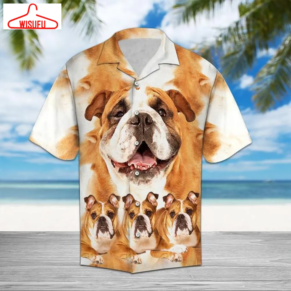 Bulldog Hawaiian Shirt Pre10636, New Hawaiian Holiday Outfits, New Fashion Gifts