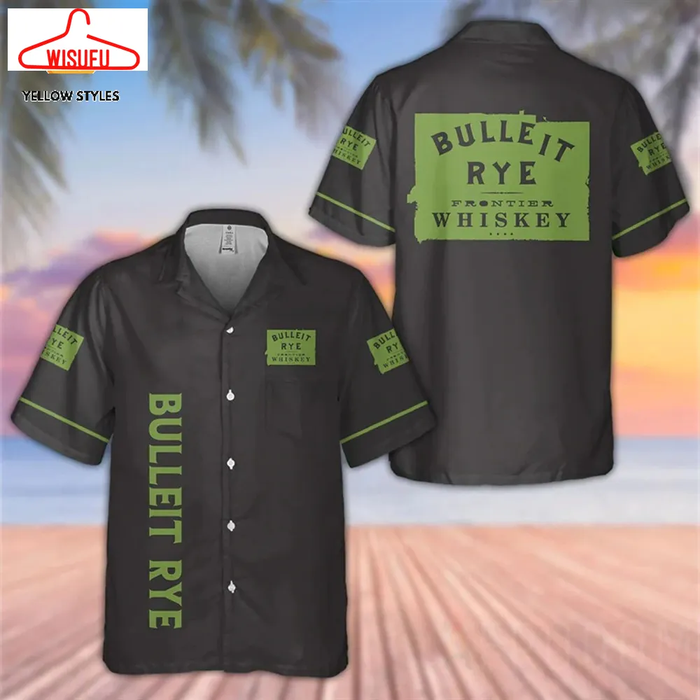 Bulleit Rye Whiskey Hawaii Shirt, New Fashion Gifts