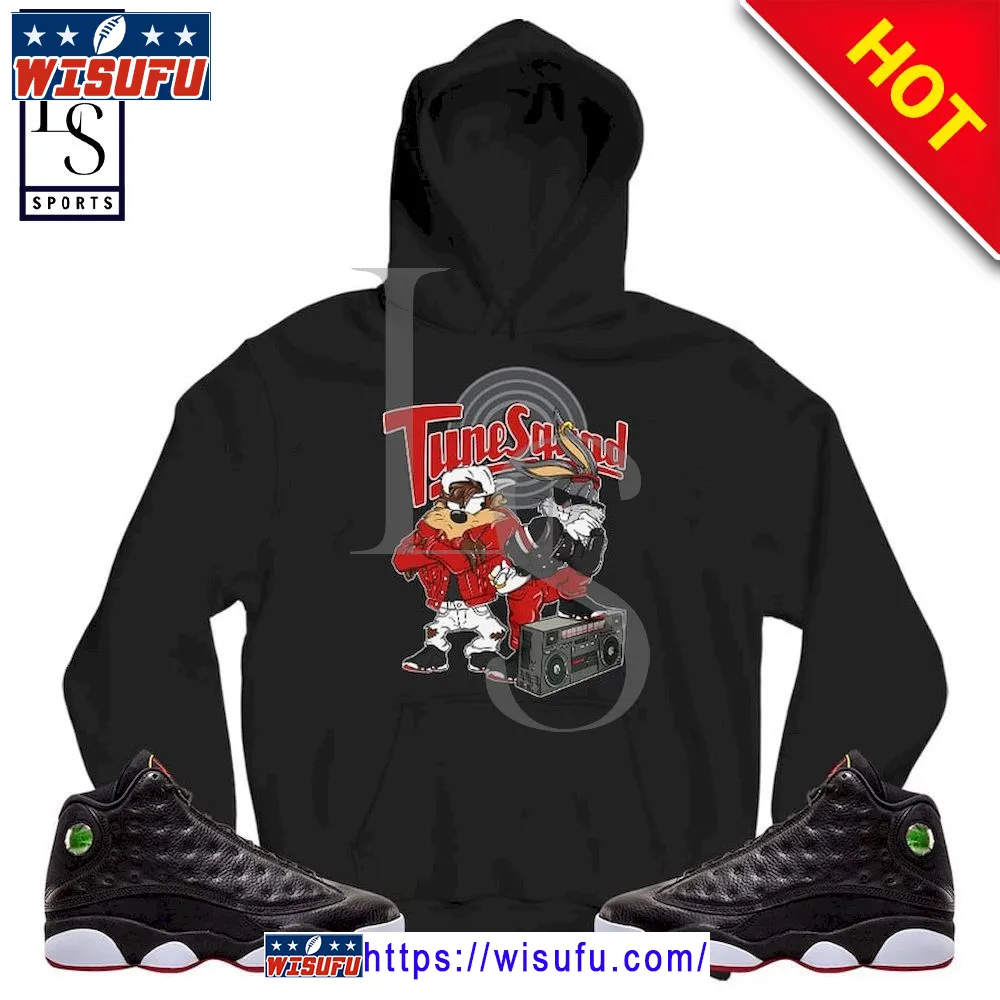 Bunny Tazmanian Hiphop Sneaker Match Retro Playoffs Hoodie