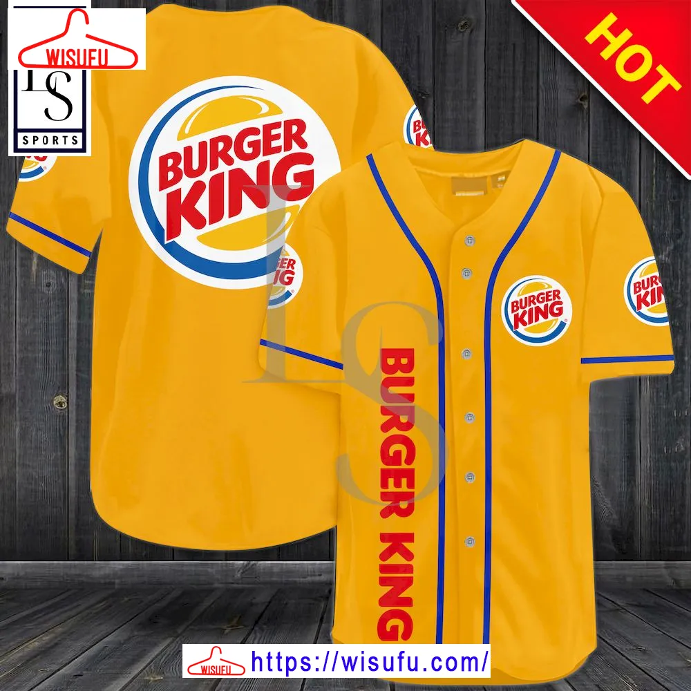 Burger King Baseball Jersey, New Fashion Gifts