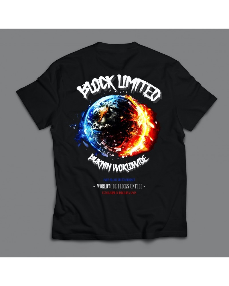 Burnin Worldwide Tee - Black