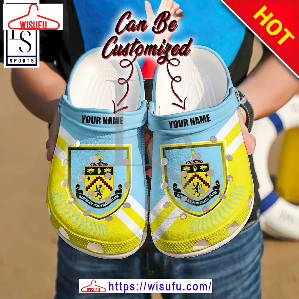 Burnley Fc Custom Name Clogs Shoes