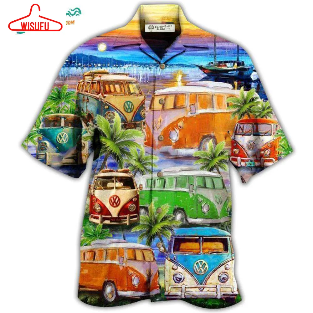 Bus Good Times And Tan Lines On The Beach Hawaiian Shirt- Wisufu Aloha