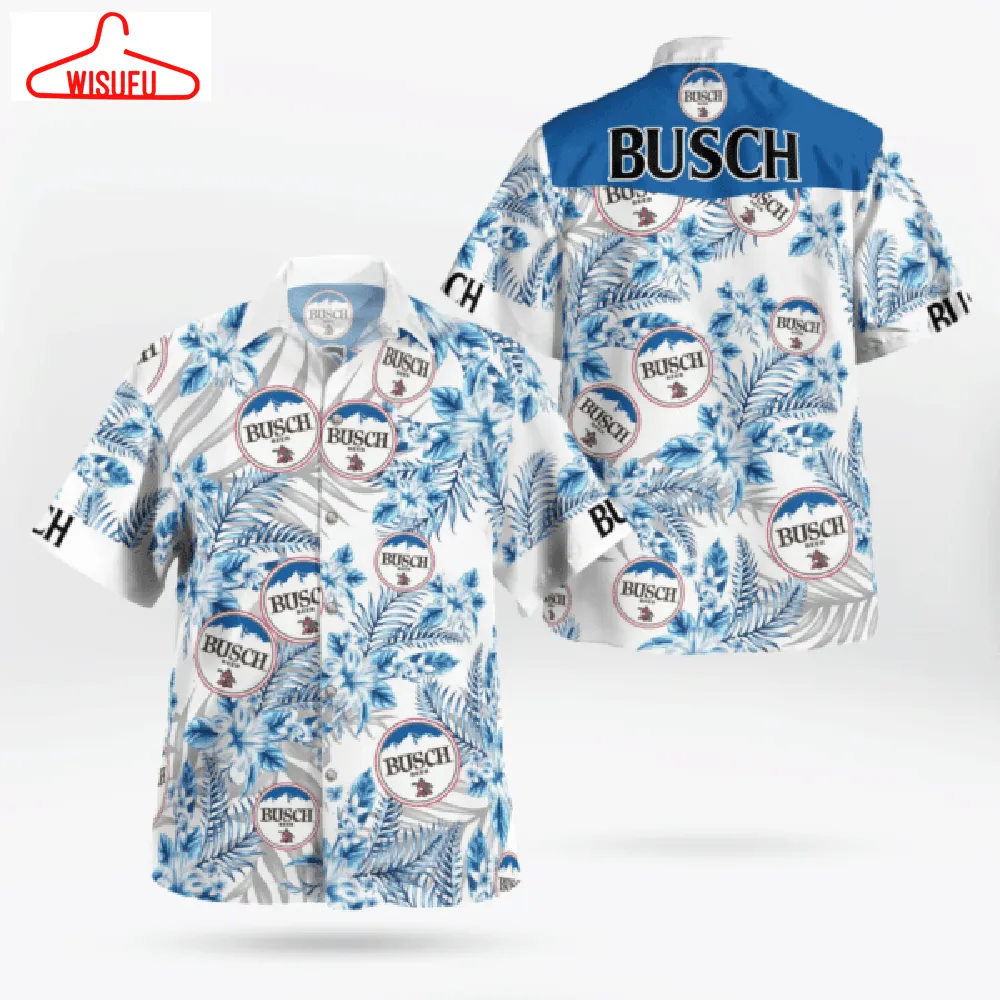 Busch Beer Hawaiian Casual Shirt, New Fashion Gifts