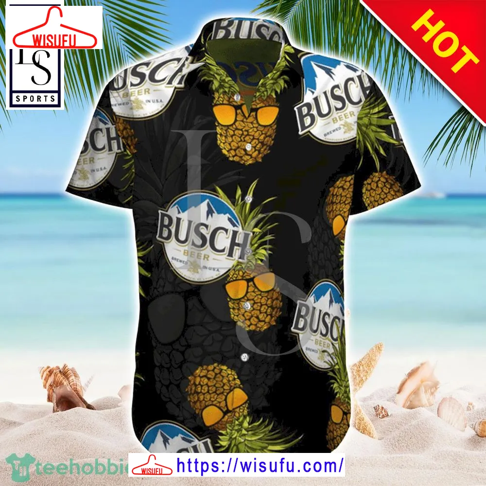 Busch Beer Mr Pineapple Hawaiian Shirt, New Fashion Gifts