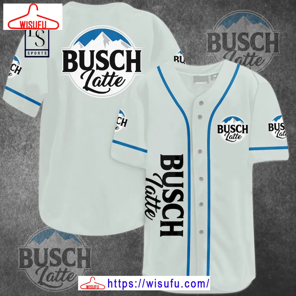 Busch Latte Baseball Jersey, New Fashion Gifts