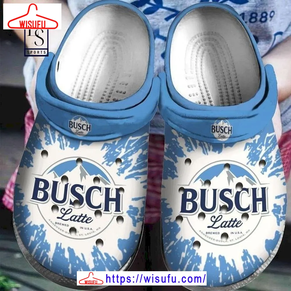 Busch Latte Beer Personalized Clogs Clog Shoes