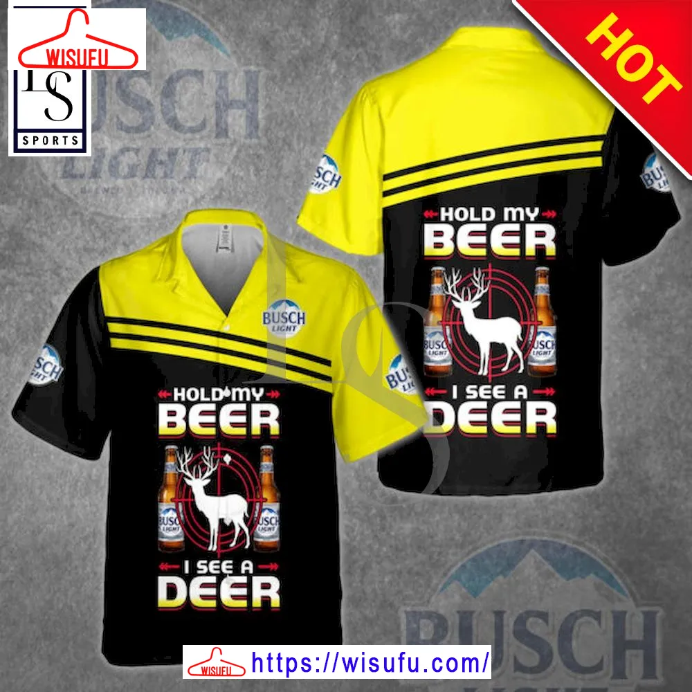 Busch Light Hunting Deer Hawaiian Shirt, New Fashion Gifts