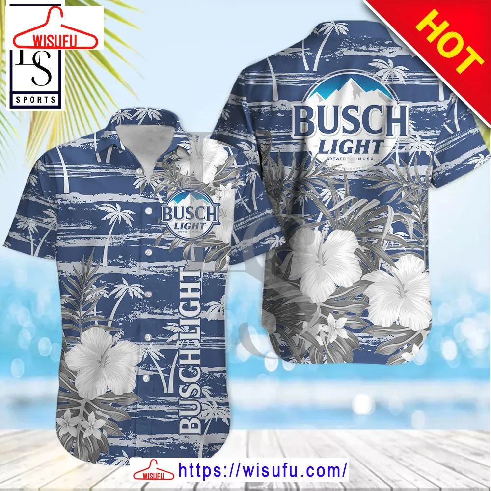 Busch Light Tropical New Hawaiian Shirt, New Fashion Gifts