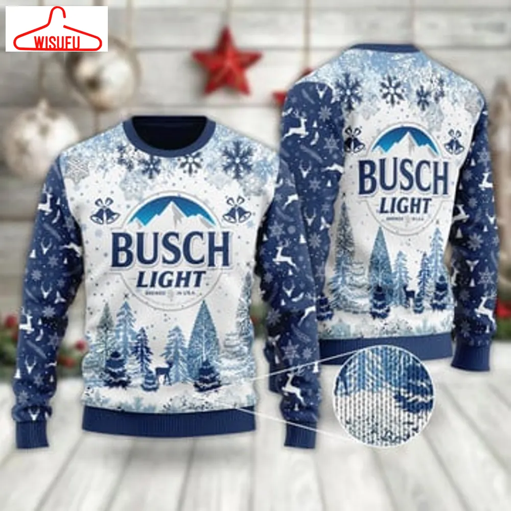 Busch Light Ugly Christmas Sweater